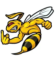 Sticker Abeille Muscle (Orientation Gauche) – 12 x 11 cm autocollant mopar dodge